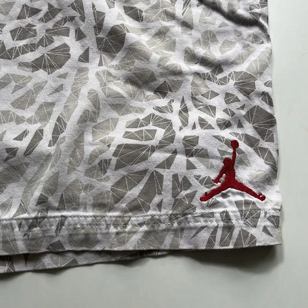 Jordan Giraffe Print Cotton Baggy Shorts Mens 38x10